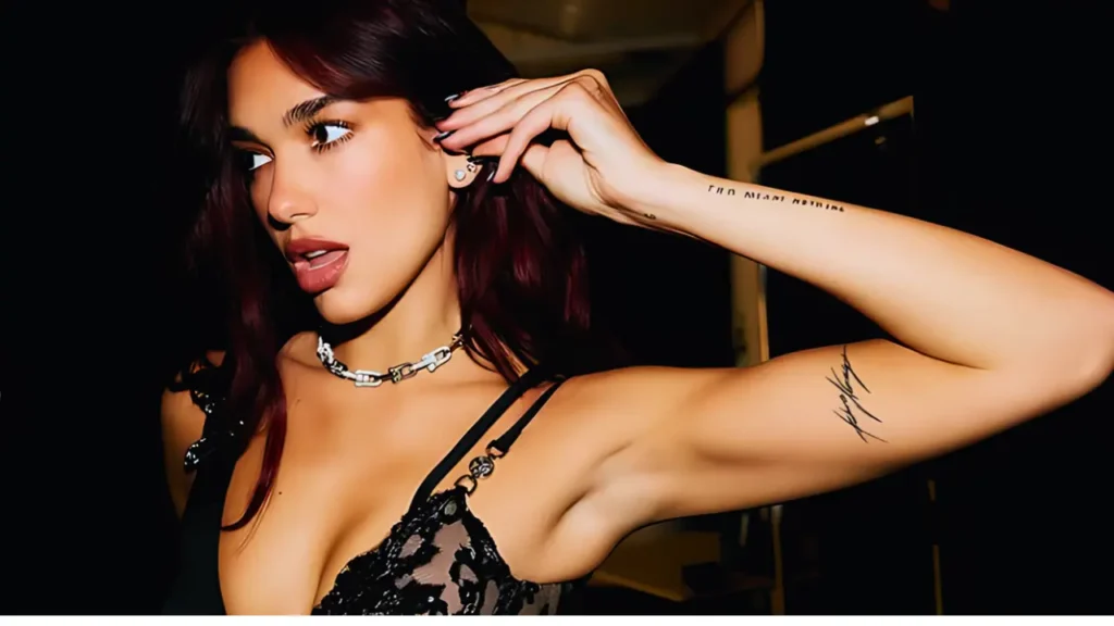 Dua Lipa’s Show-Stopping See-Through Dress Was Held Together with Safety Pins